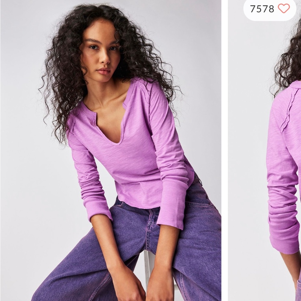 Free people long sleeve top